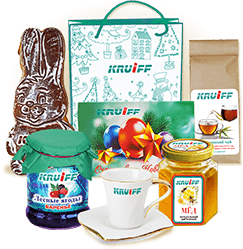 кондитерский набор подарков с логотипом kruiff для вип-клиентов